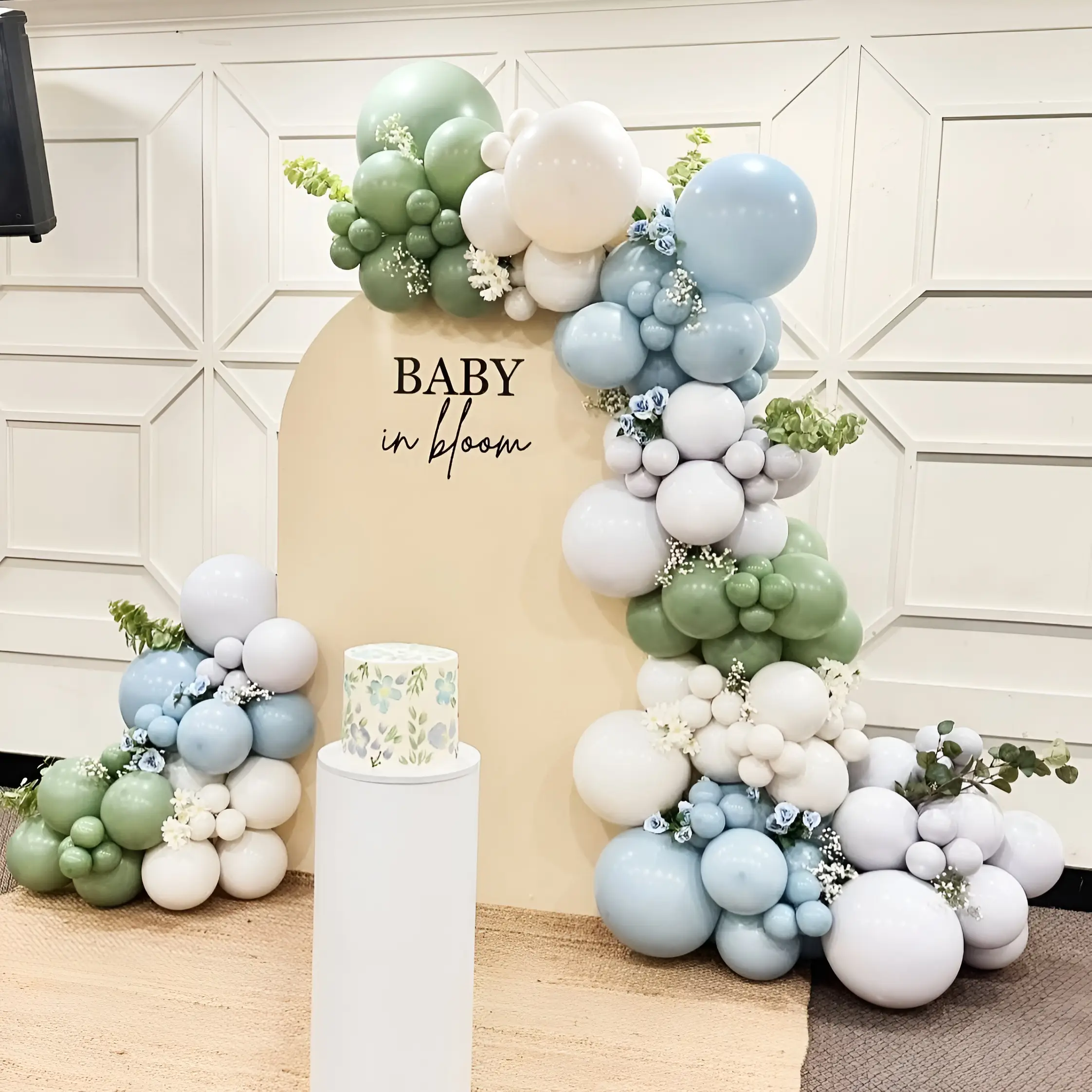 Baby Shower Balloon Backdrop