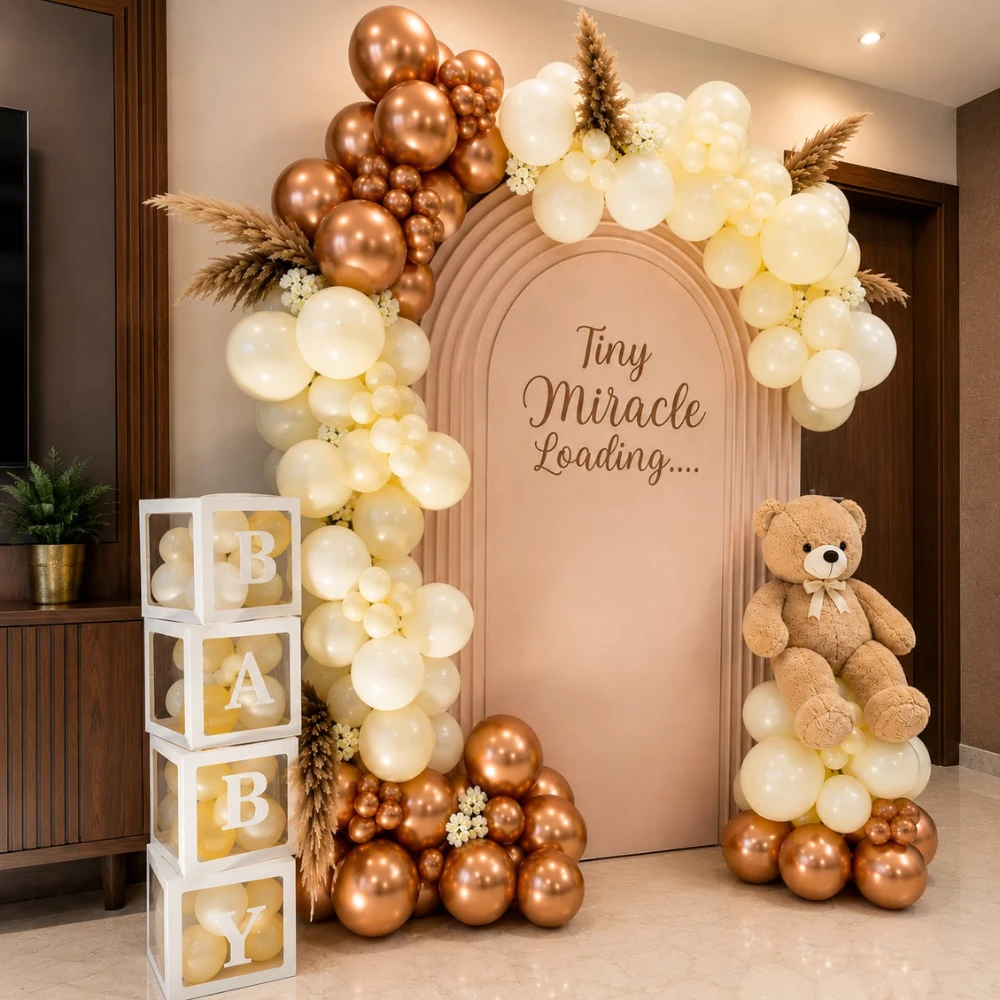 Tiny Miracle  Baby Shower Balloon Decoration — thumbnail 2