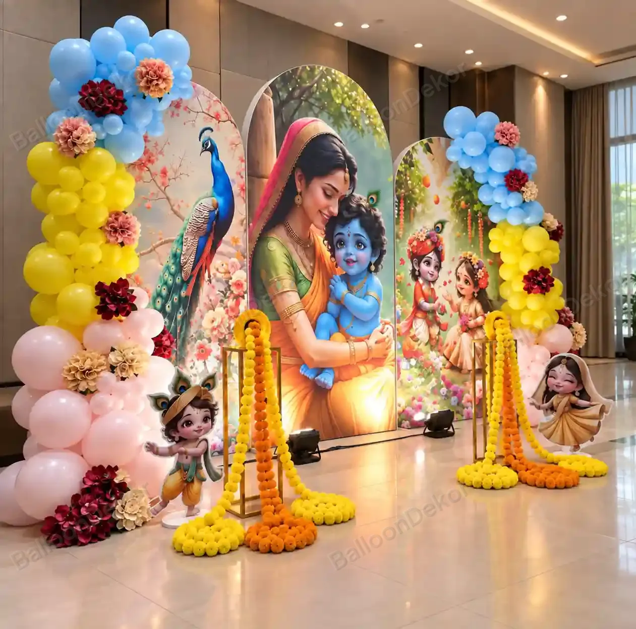 Beautiful Baby Shower Floral Setup — thumbnail 2