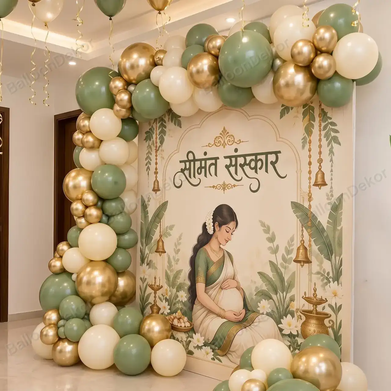 Customized Backdrop Setup for Seemant Sanskar — thumbnail 2