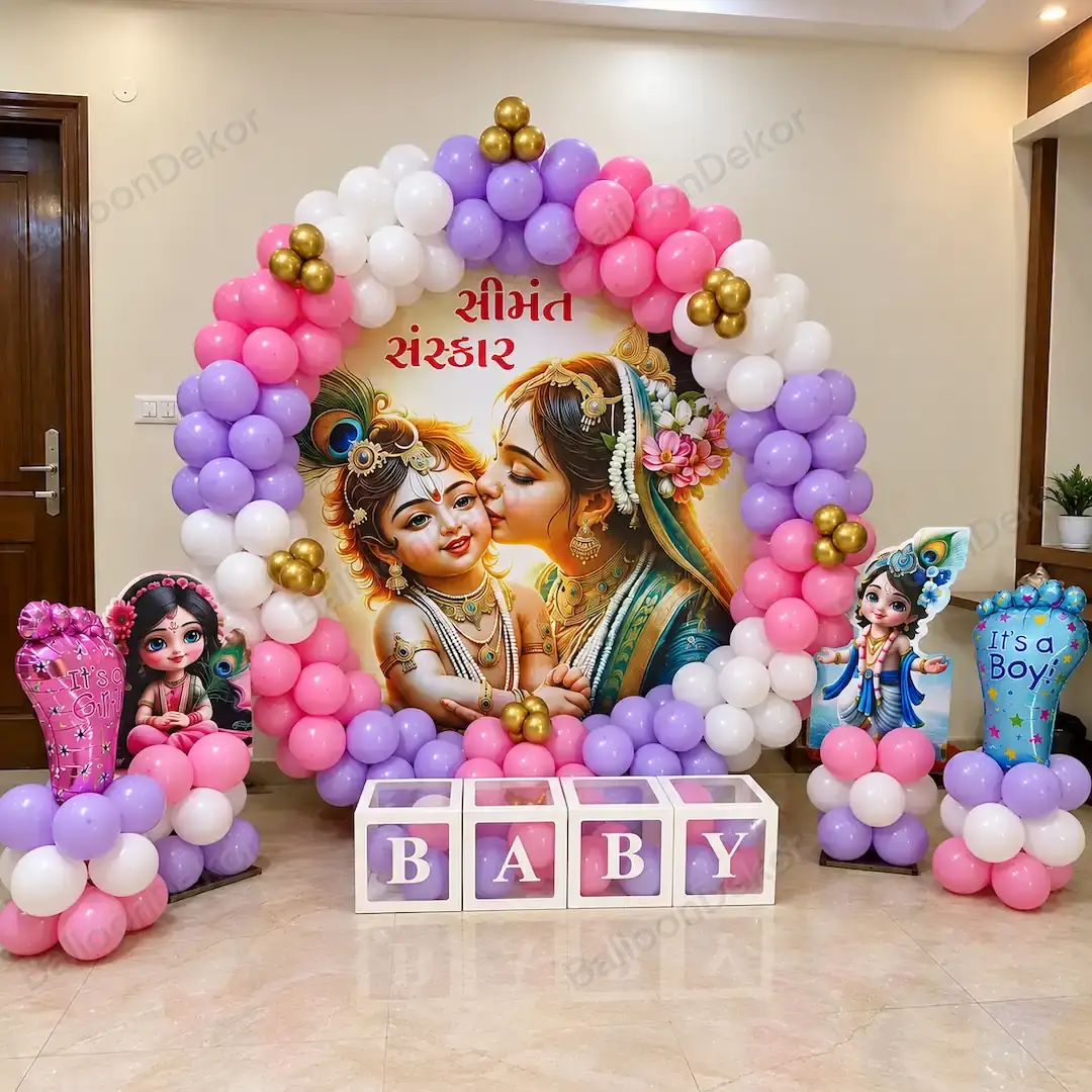 Premium Seemant Sanskar Decoration — Seemant Sanskar Decoration at Home & Venue