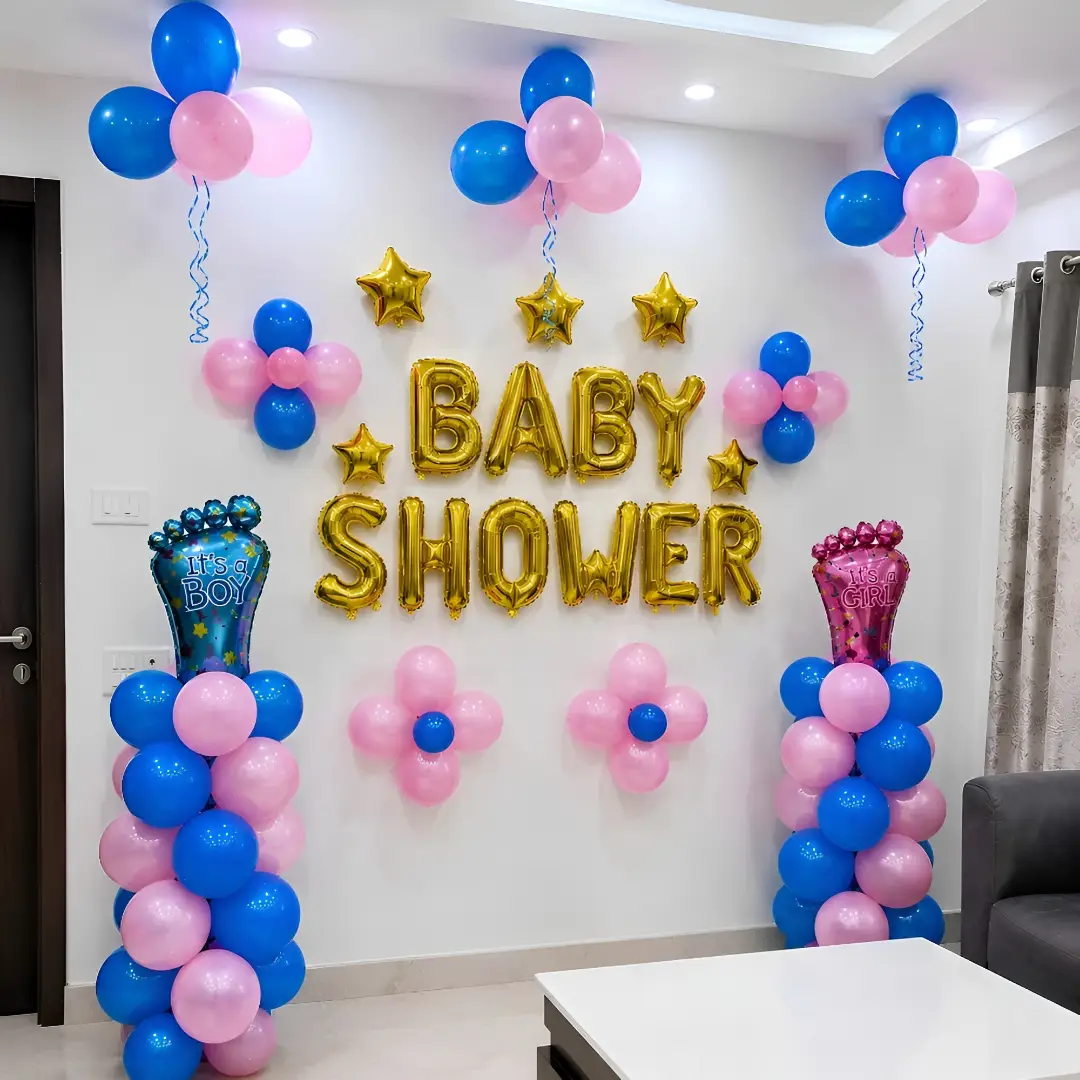 Simple Baby Shower Balloon Decoration — photo 2