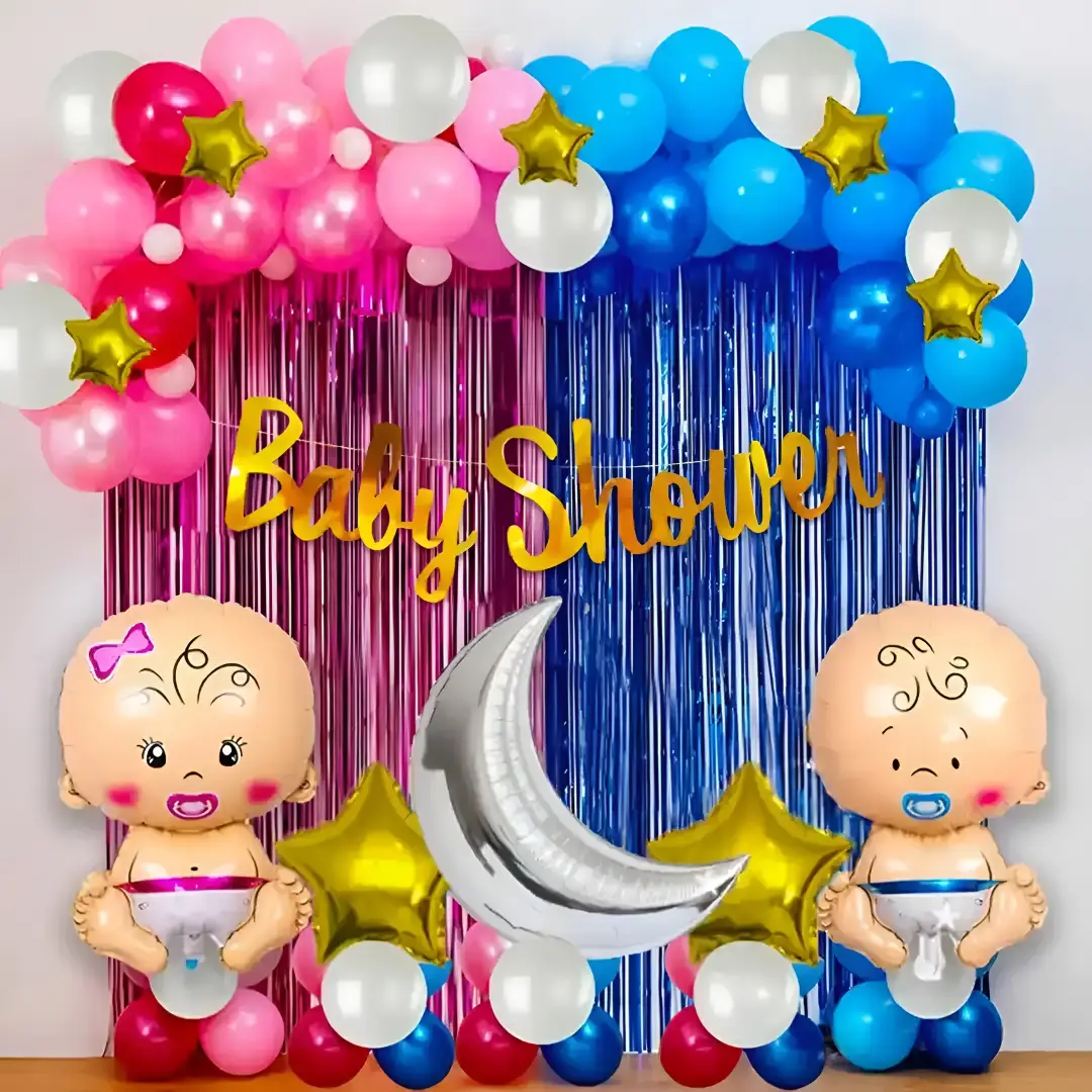 Simple Baby Shower Decor at Home — Baby Shower Decoration in Lucknow in Lucknow