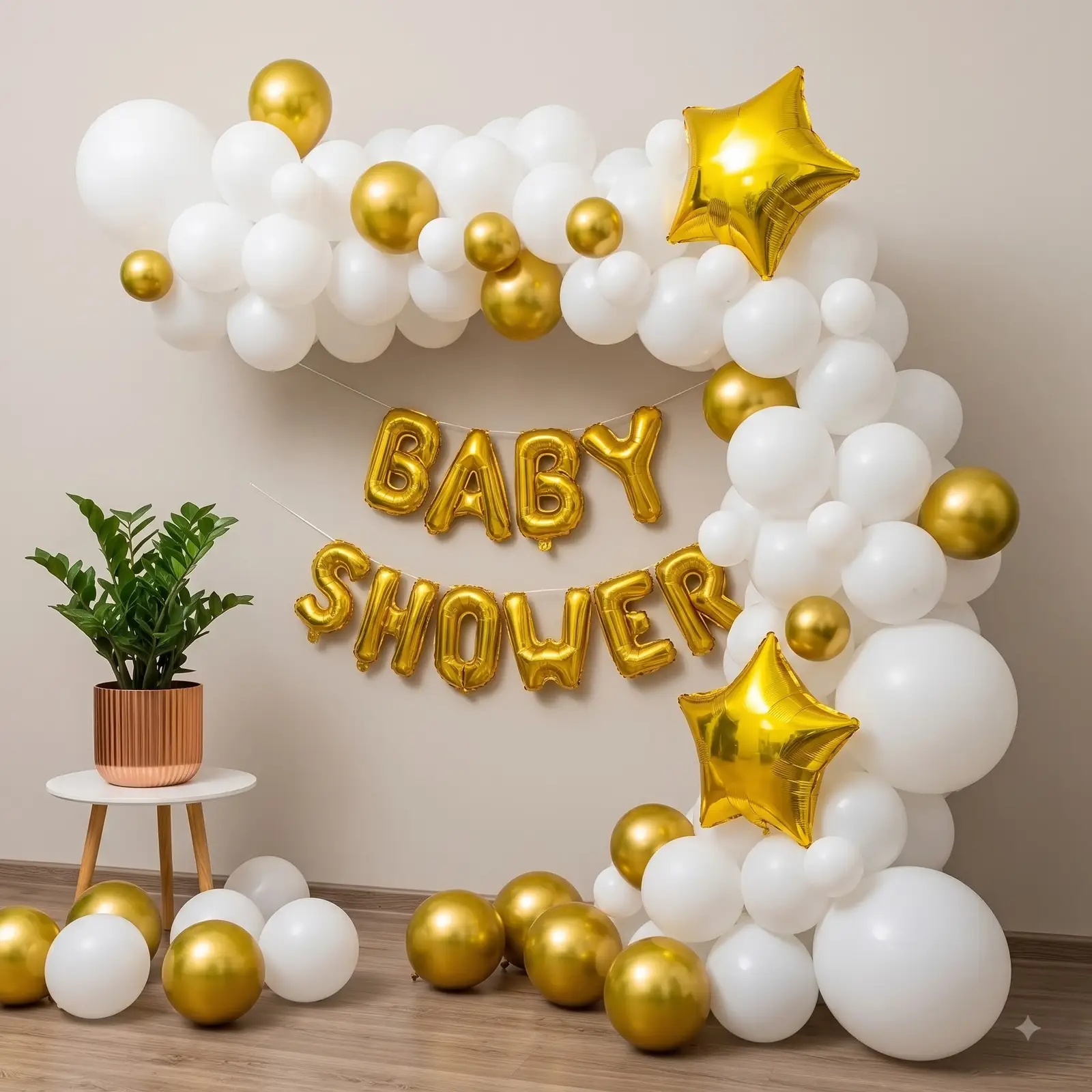 Simple Baby Shower Wall Decor — thumbnail 2