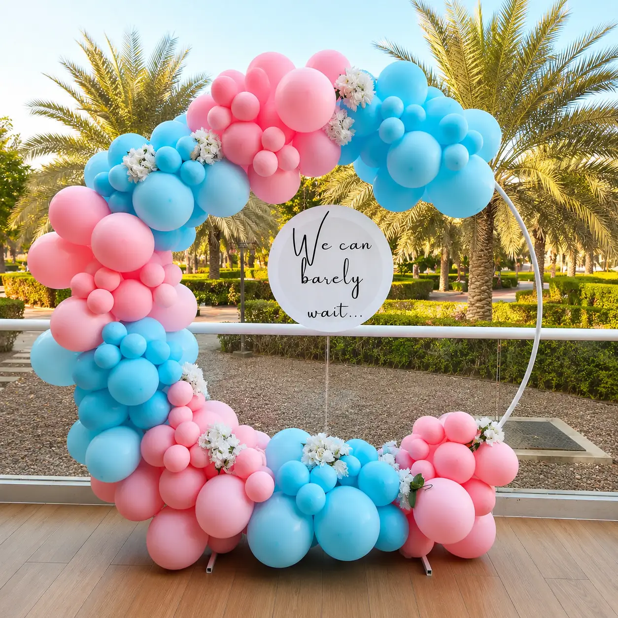 Simple Gender Reveal Decoration — Baby Shower Decoration