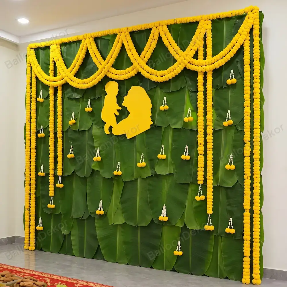 Traditional Seemant Sanskar Decoration — thumbnail 2