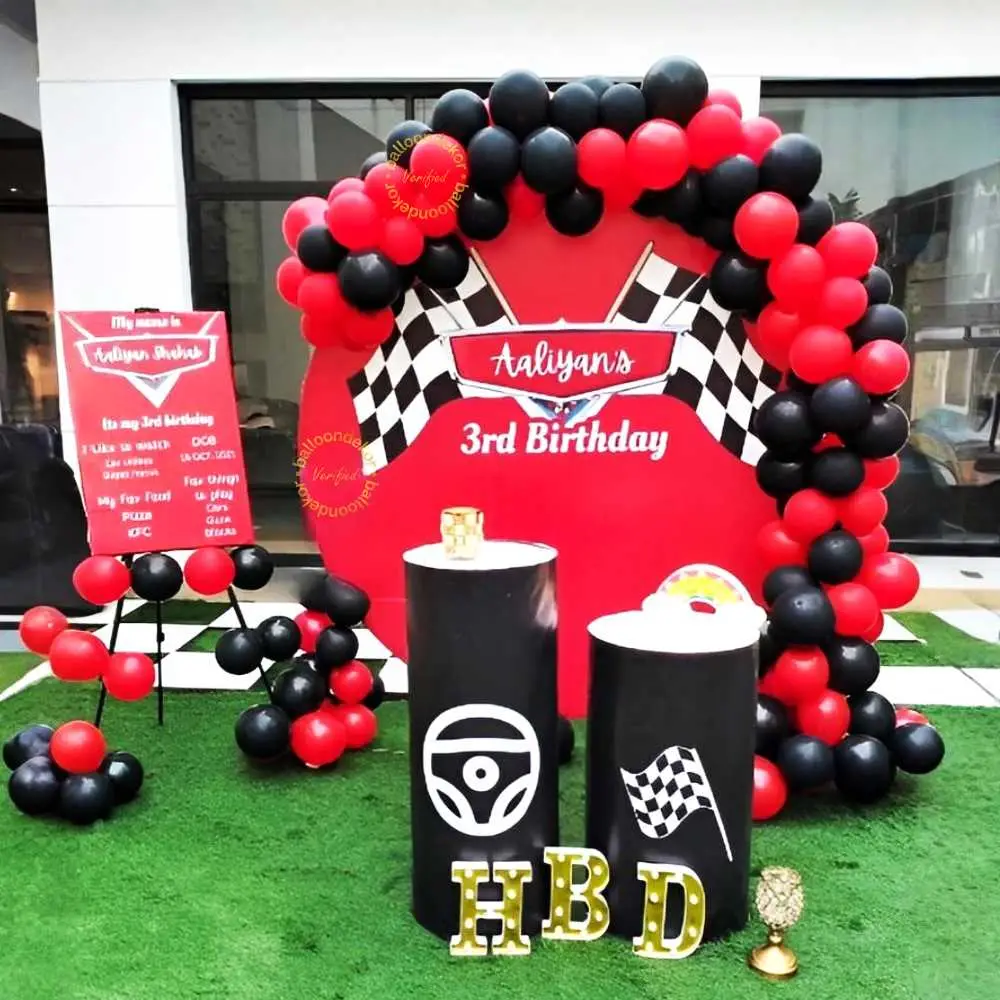 Car Theme Birthday Decoration