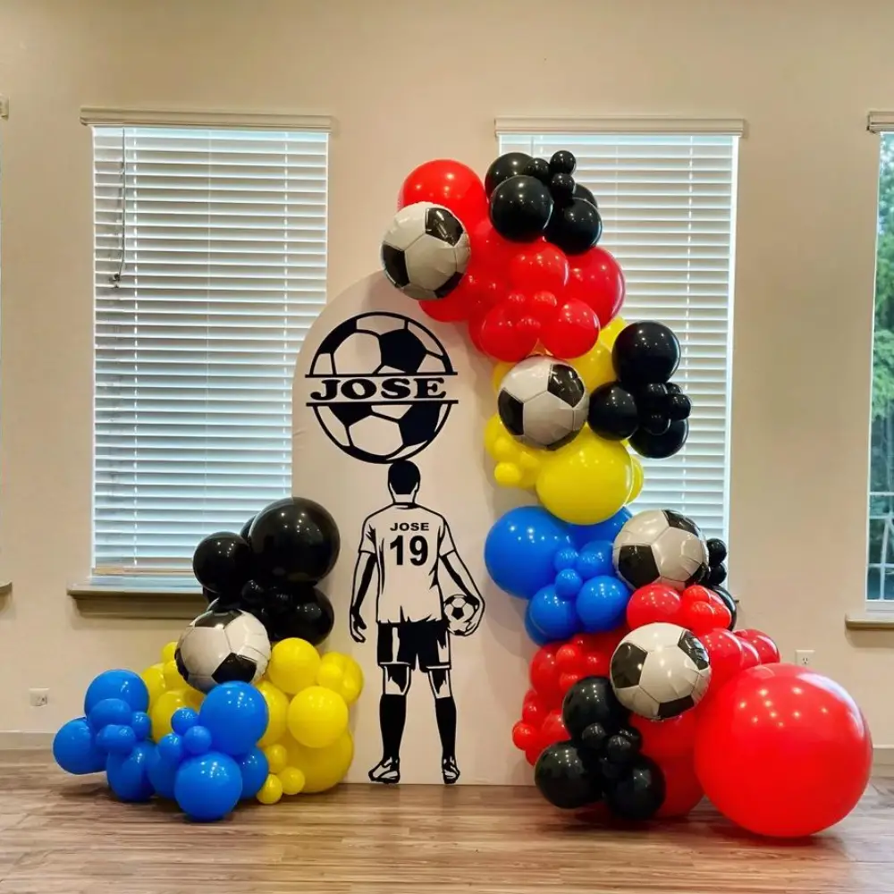 Football Theme Balloon Arch 