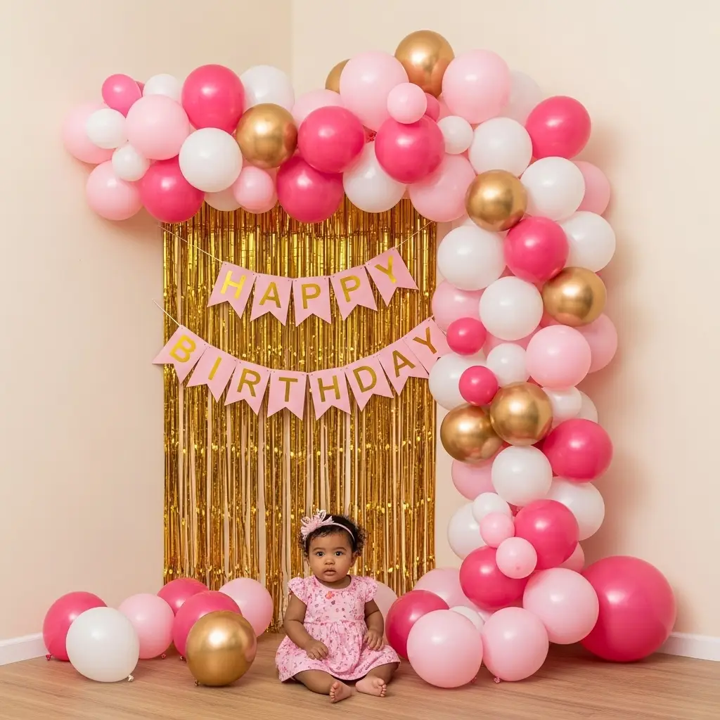 Simple Balloon Decoration for Kids