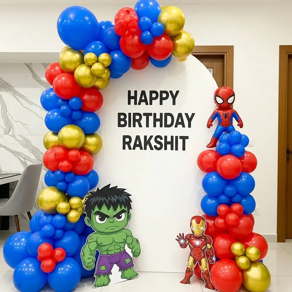 Young Avenger Birthday Decoration