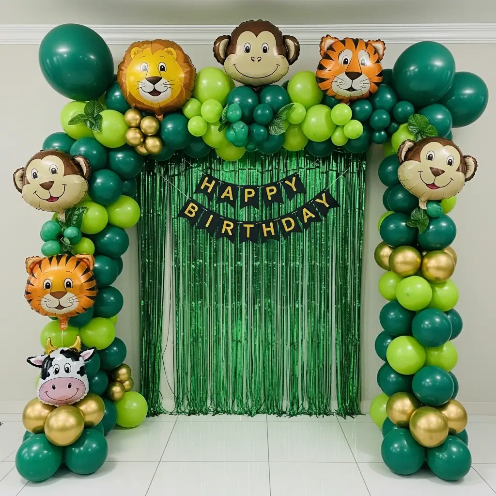 Cute Safari Animals Theme Decor 