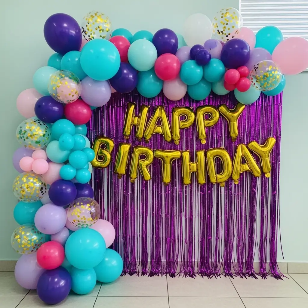 Birthday Mermaid Theme Setup