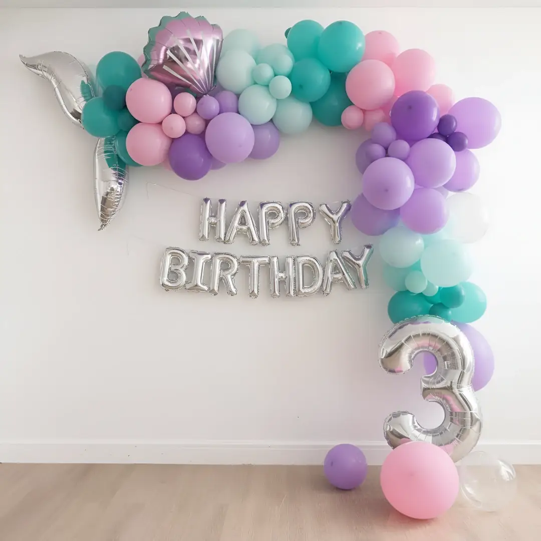 Mermaid Theme kids Birthday Setup