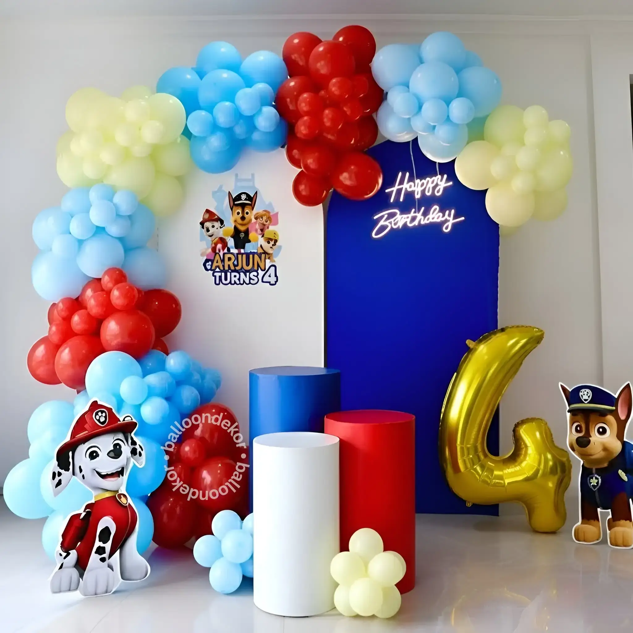 Premium Paw Patrol Birthday Setup
