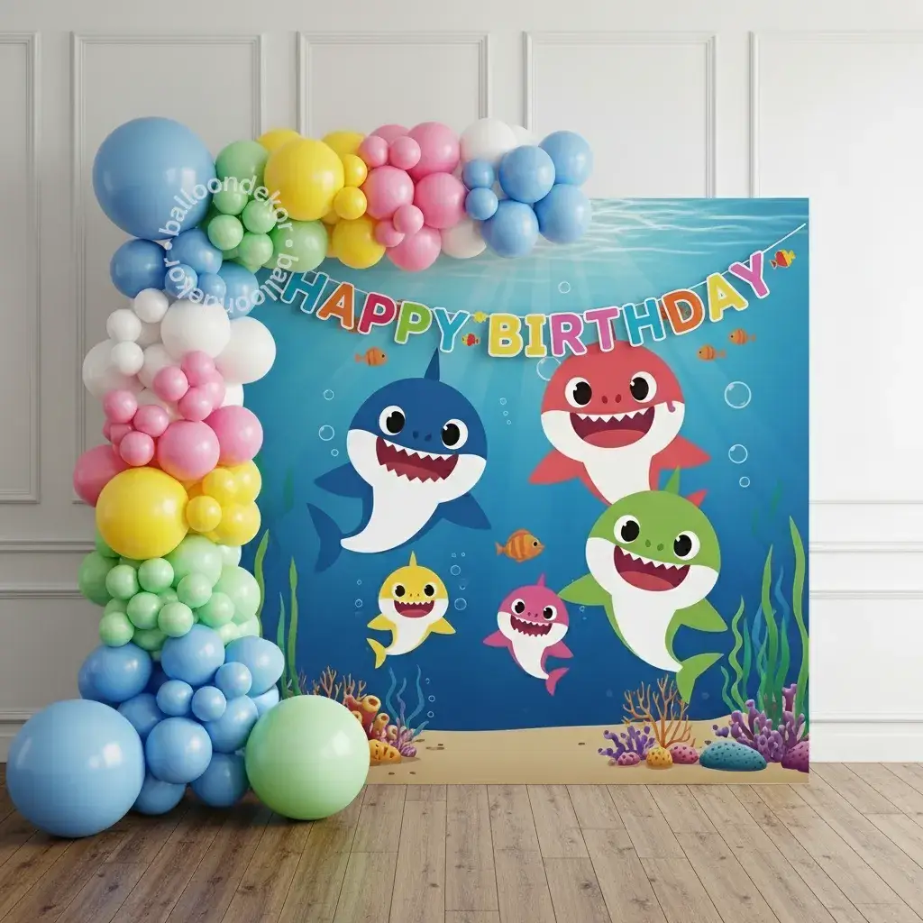 Little Baby Shark Balloon Decoration
