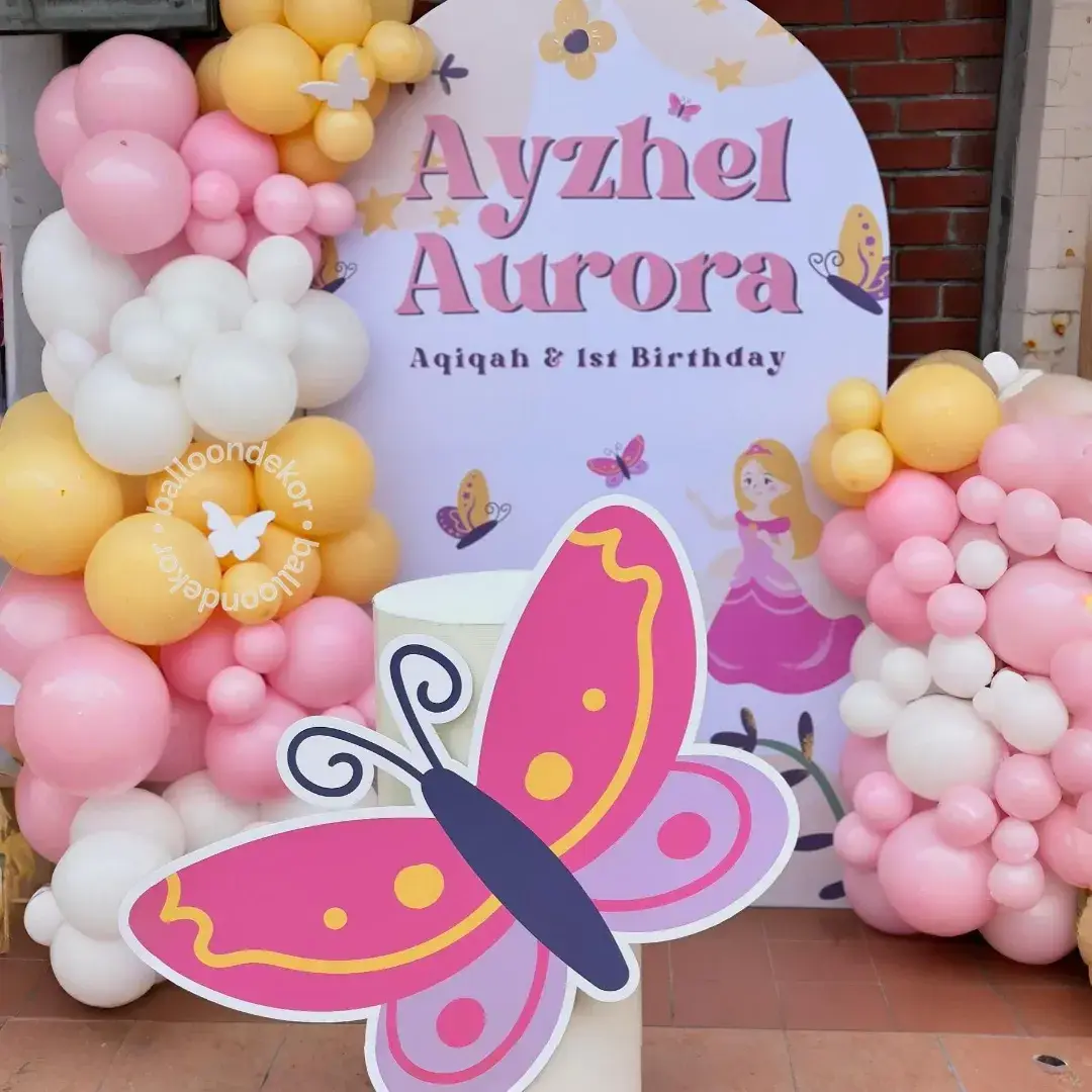Colorful Butterfly Theme Decoration — thumbnail 2