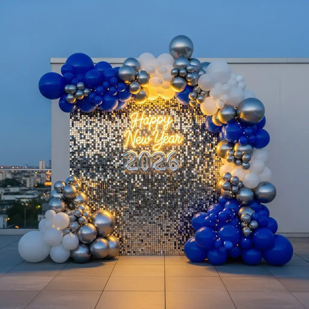 New Year Celebration Terrace Decoration