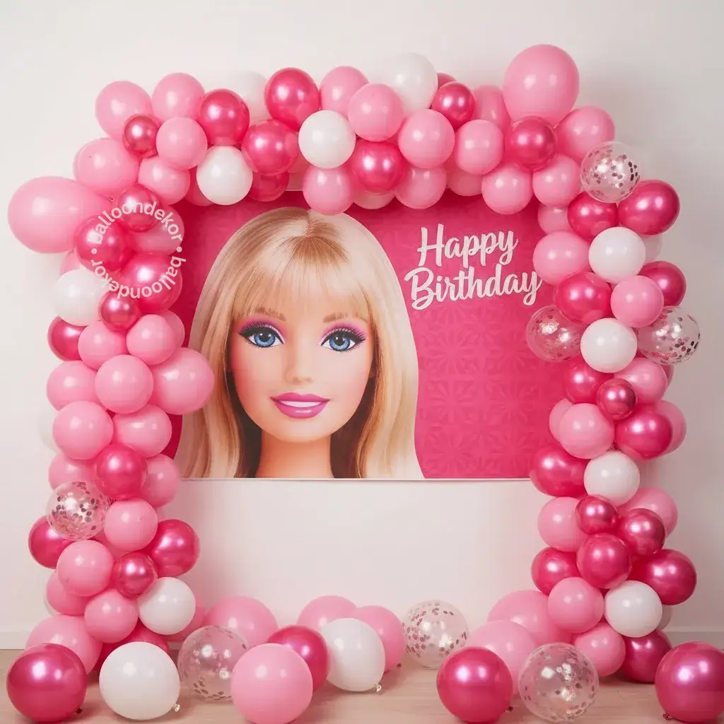 Little Diva Barbie Balloon Decor