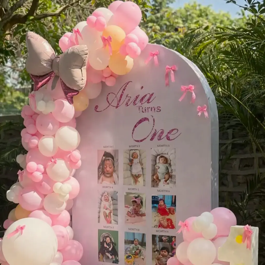 One Year Memory Birthday Backdrop — thumbnail 2
