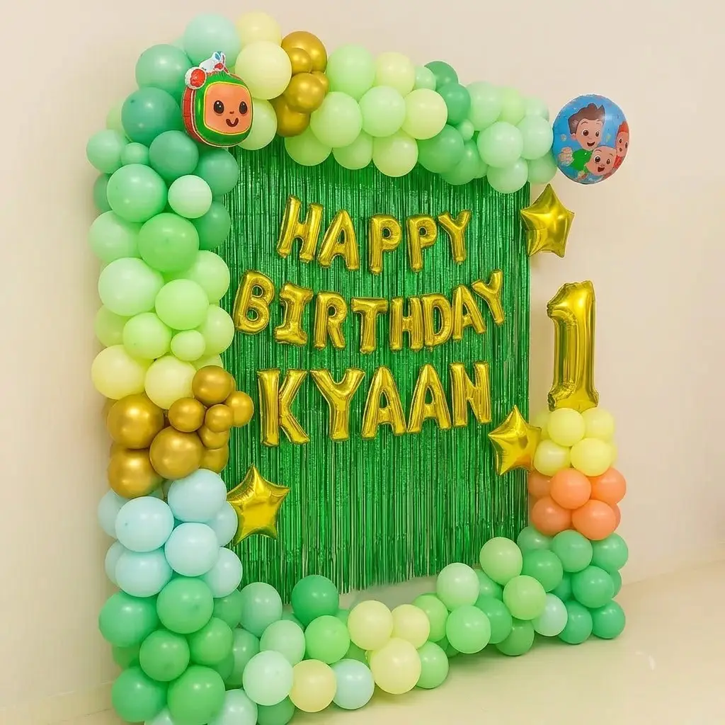 1st Birthday Cocomelon  Setup — thumbnail 2
