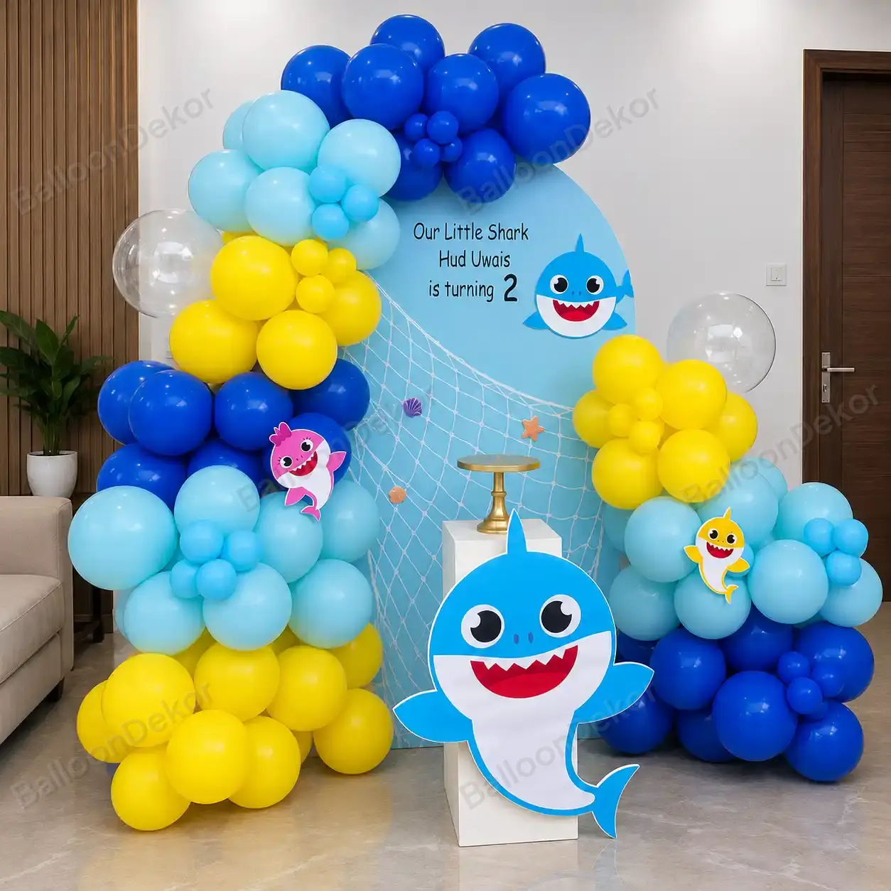 Baby Shark Ocean Adventure Birthday Decoration — thumbnail 2