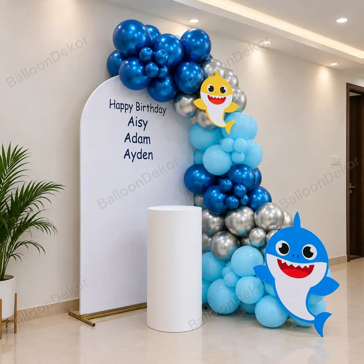 Baby Shark Ocean Party Birthday Decoration — thumbnail 2