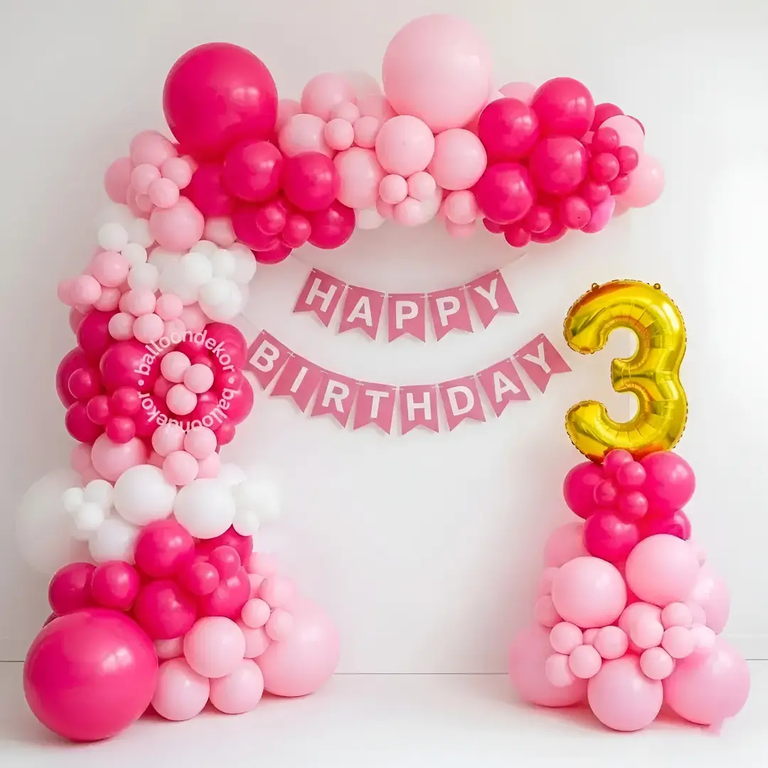 Barbie Birthday Balloon Decoration — Barbie Theme Decoration