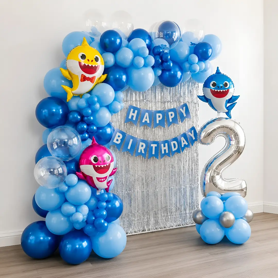 Birthday Baby Shark Decor — thumbnail 2