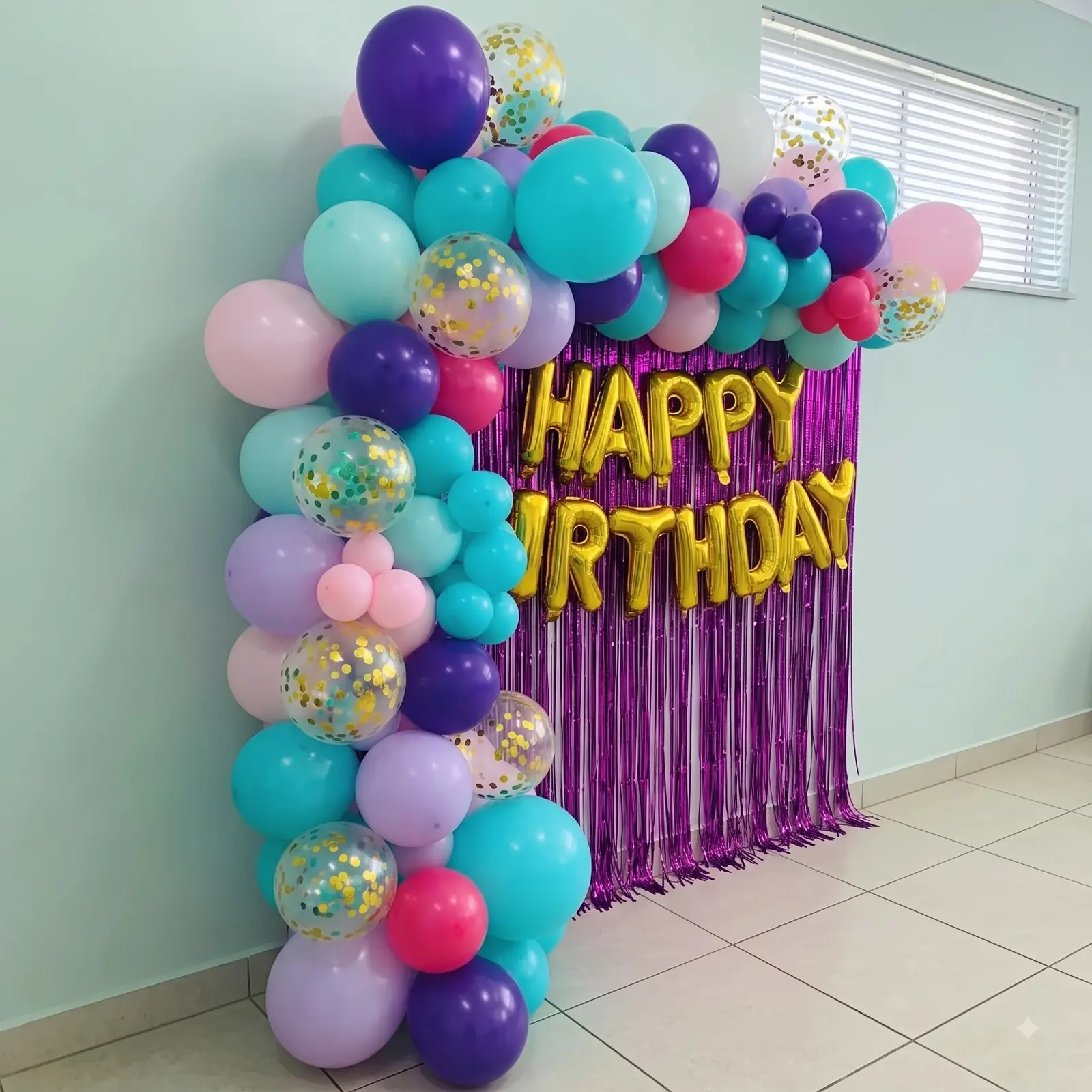 Birthday Mermaid Theme Setup — photo 2