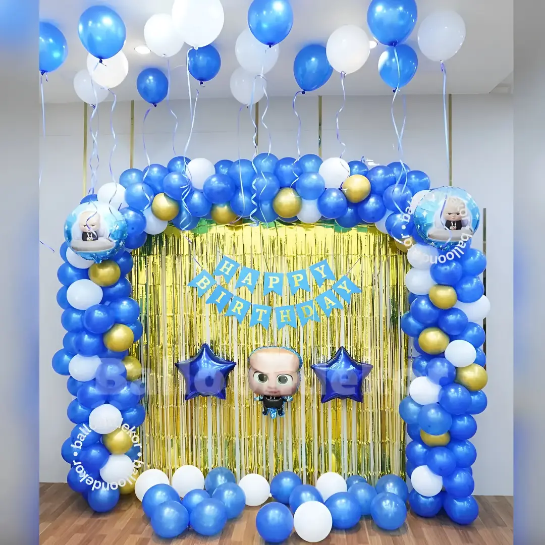Boss Baby Birthday Bash Decor — Balloon Decorations in Ranchi in Ranchi