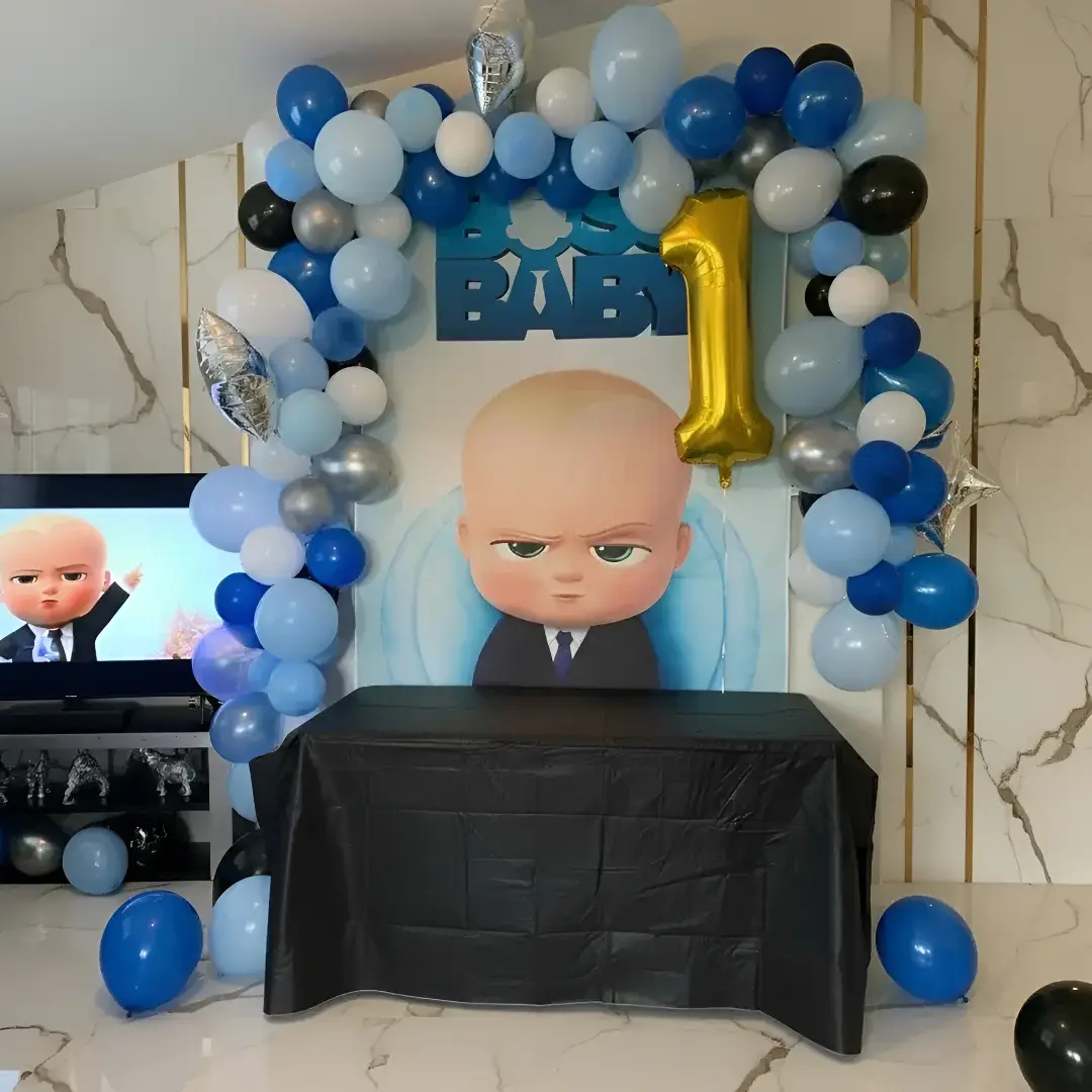 Boss Baby First Birthday Celebration — Boss Baby Theme Decoration in Amritsar