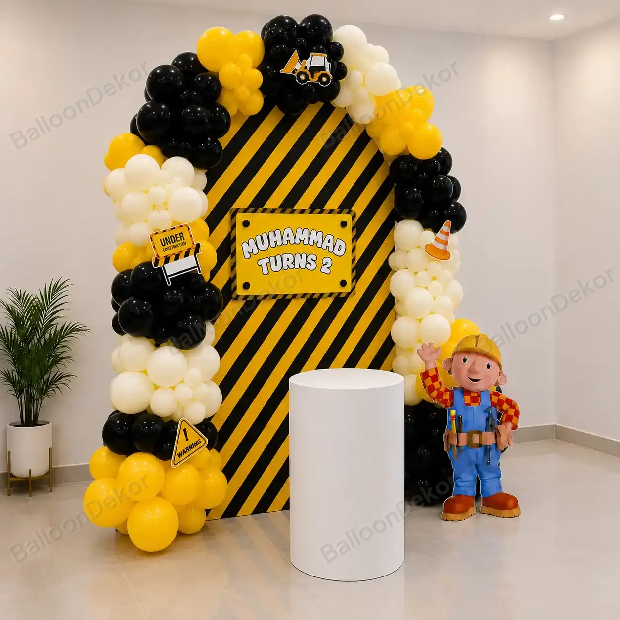 Builder’s Little Adventure Birthday Decoration — thumbnail 2