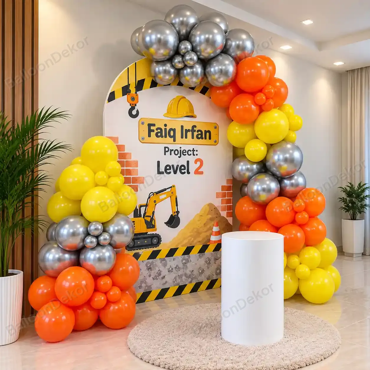 Construction Kids Birthday Decoration — thumbnail 2
