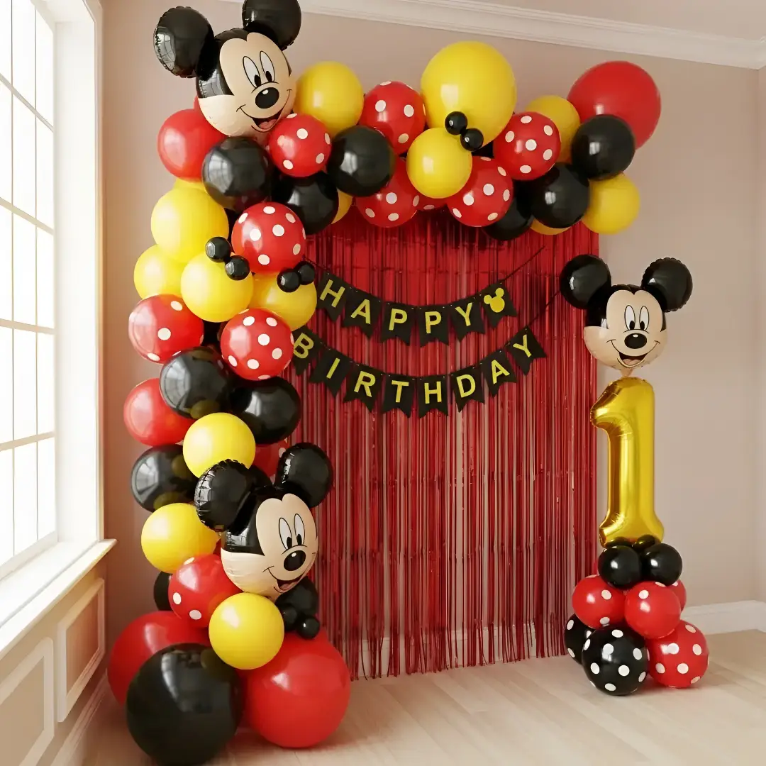 Cute Mickey Theme Birthday Decoration — thumbnail 2