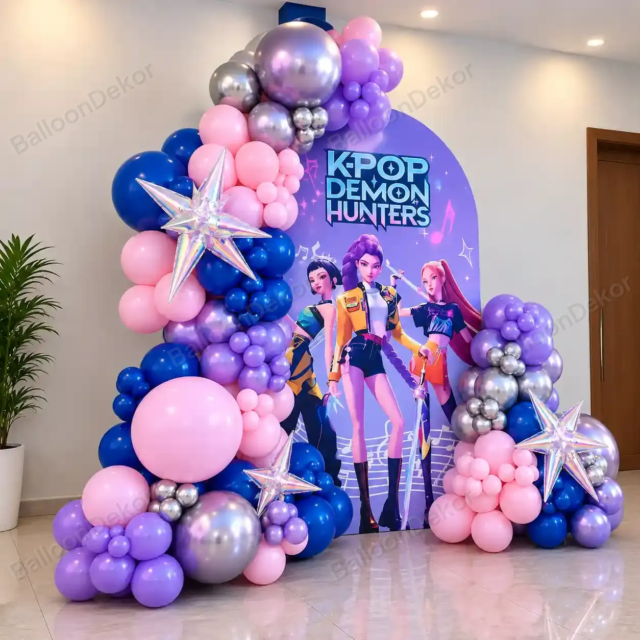 Demon Hunter Birthday Balloon Decoration — thumbnail 2