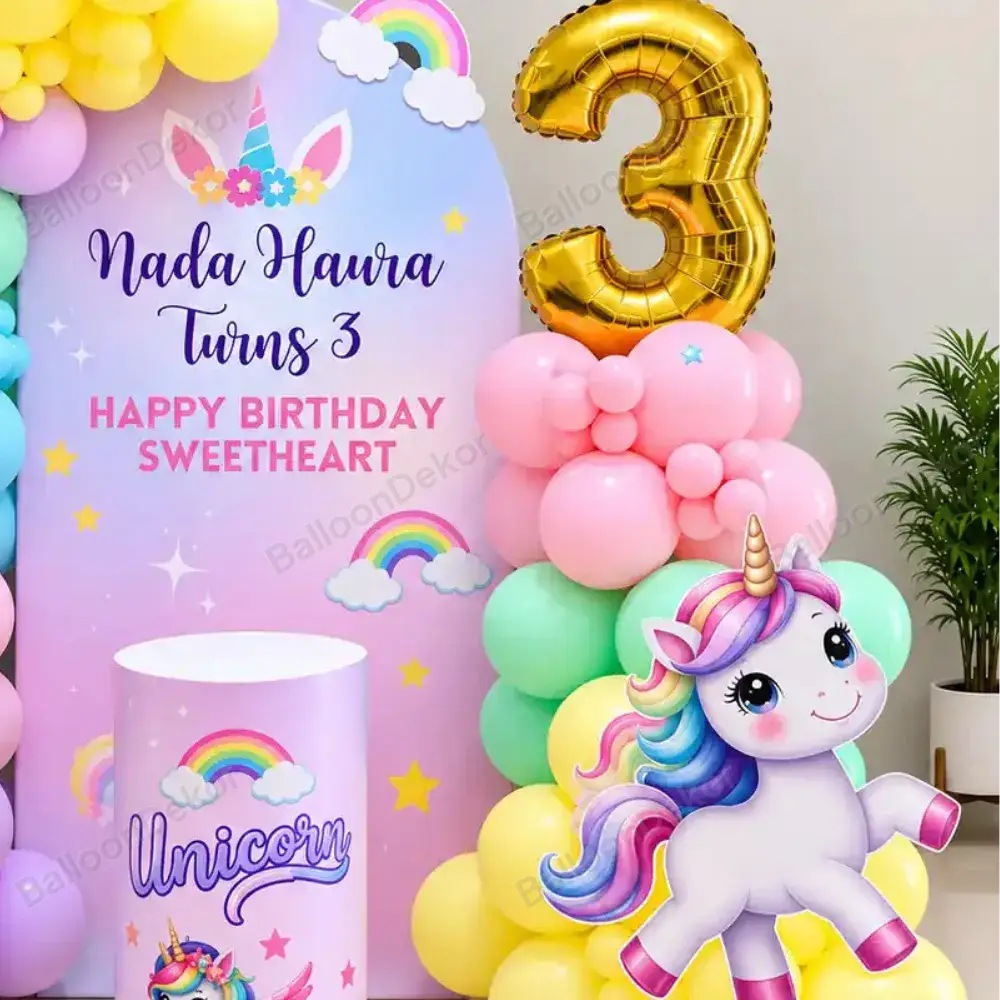 Enchanted Unicorn Dream Birthday Decoration — photo 3