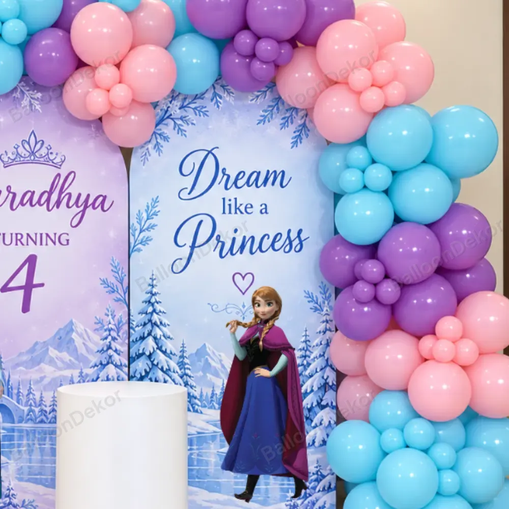 Frozen Magical Birthday Balloon Decoration — photo 3