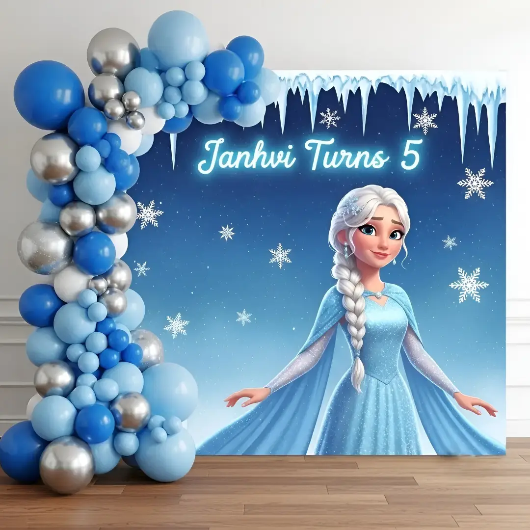 Frozen Theme Kids Birthday Decor — Frozen Theme Decoration