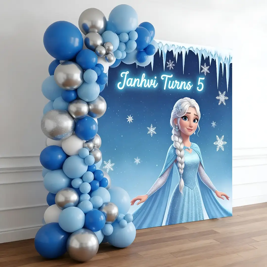 Frozen Theme Kids Birthday Decor — thumbnail 2