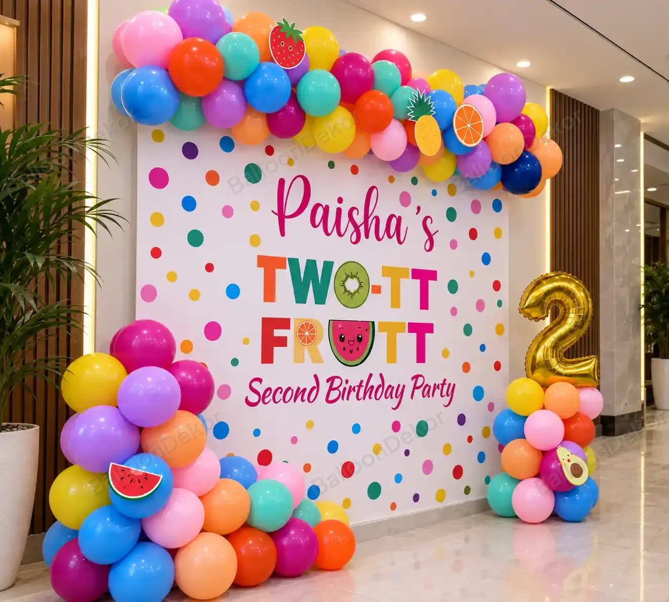 Fruit Theme Kids Birthday Decoration — thumbnail 2