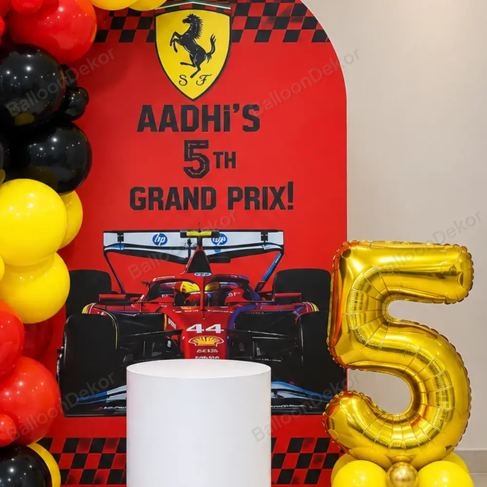 Grand Prix Racing Adventure Birthday Decoration — photo 3