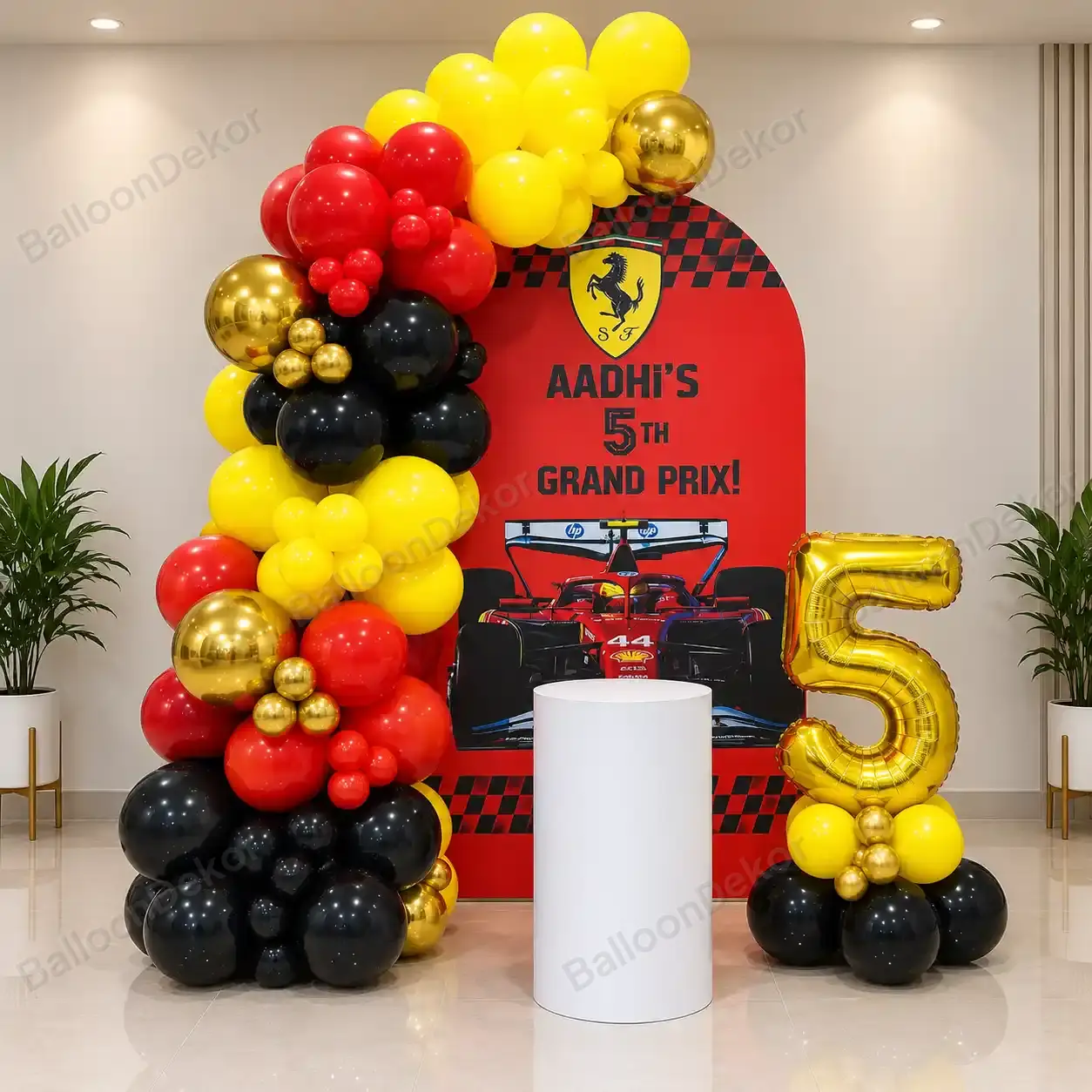 Grand Prix Racing Adventure Birthday Decoration