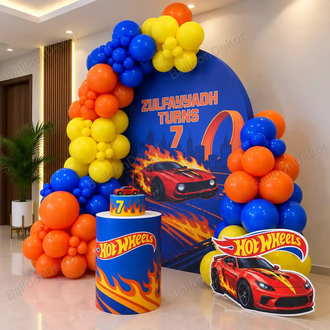 Hot Wheels Racing Adventure Birthday Decoration — thumbnail 2