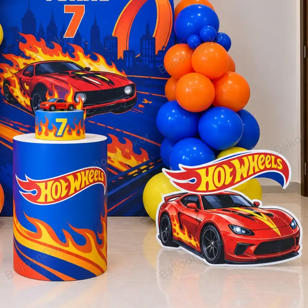 Hot Wheels Racing Adventure Birthday Decoration — thumbnail 3