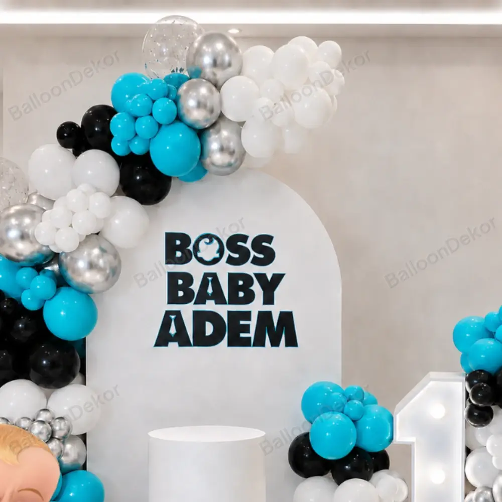 Little Boss Baby Birthday Balloon Decoration — thumbnail 2