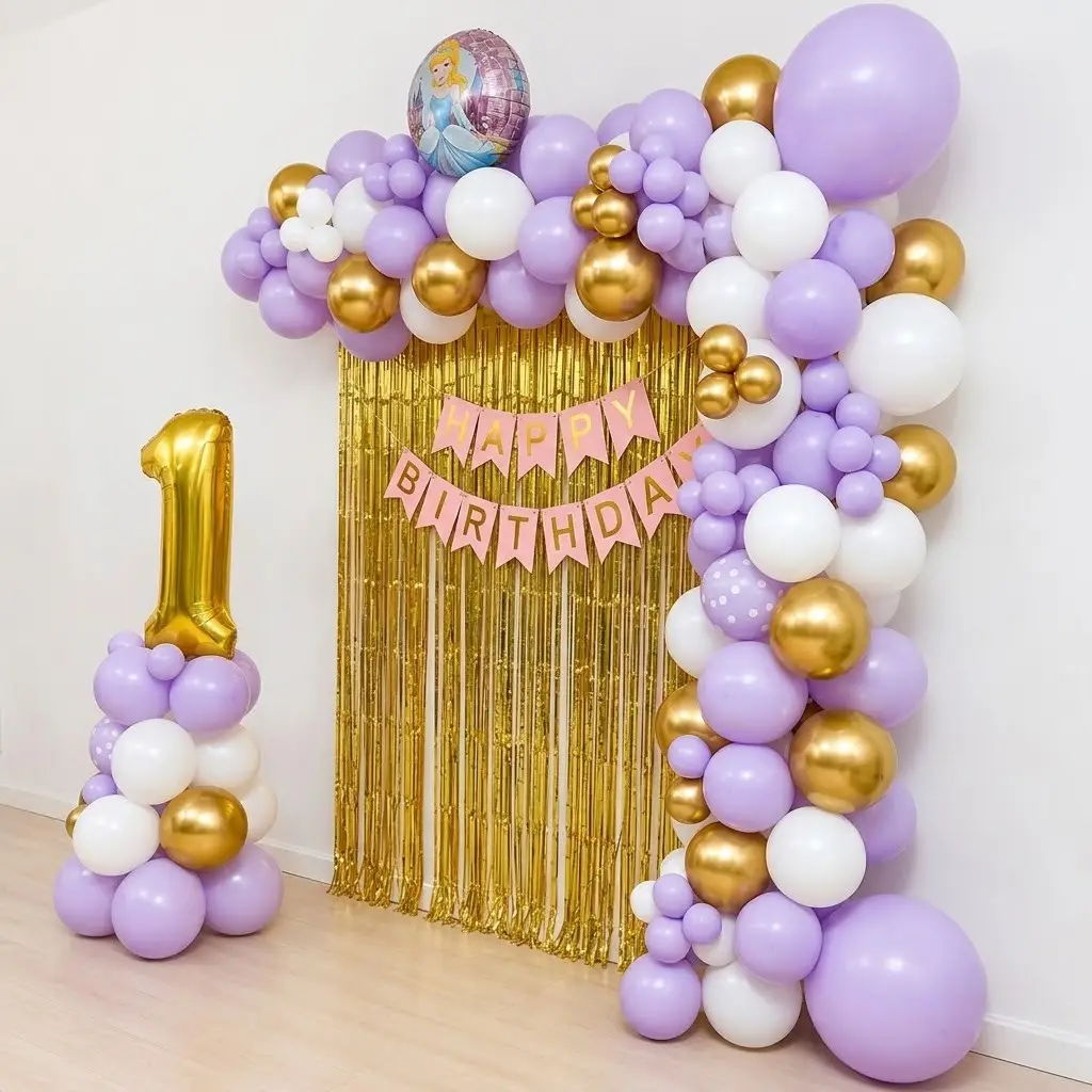 Little Princess Theme Birthday Setup — thumbnail 2