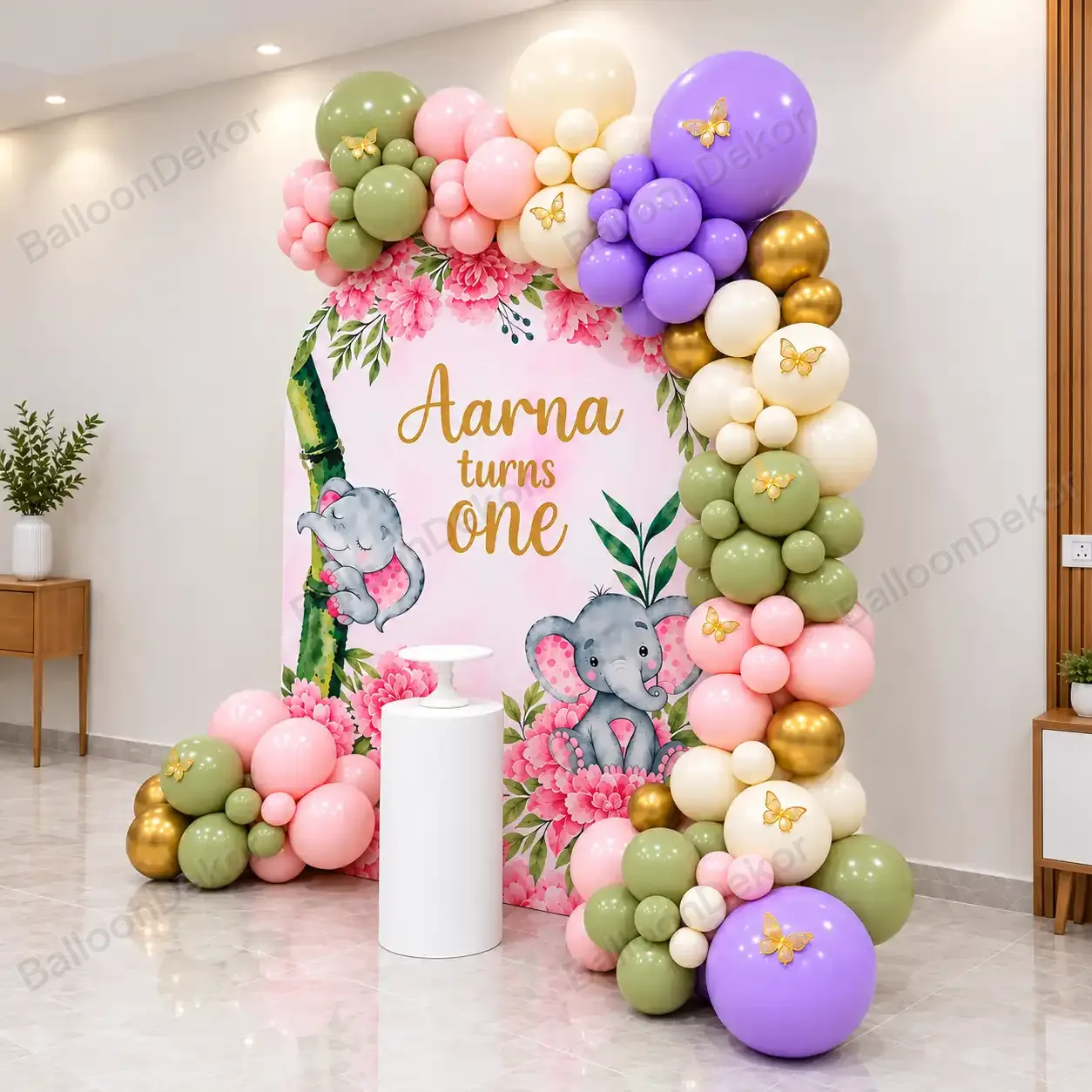 Magical Jungle Theme Balloon Decoration — thumbnail 2