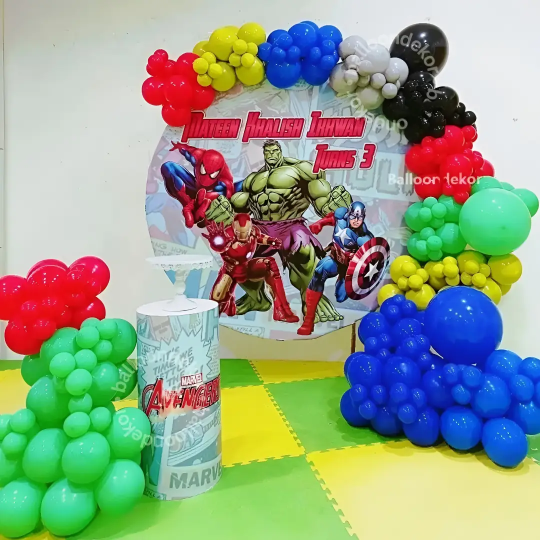 Marvel Decoration for Birthday — Superhero Theme Decoration