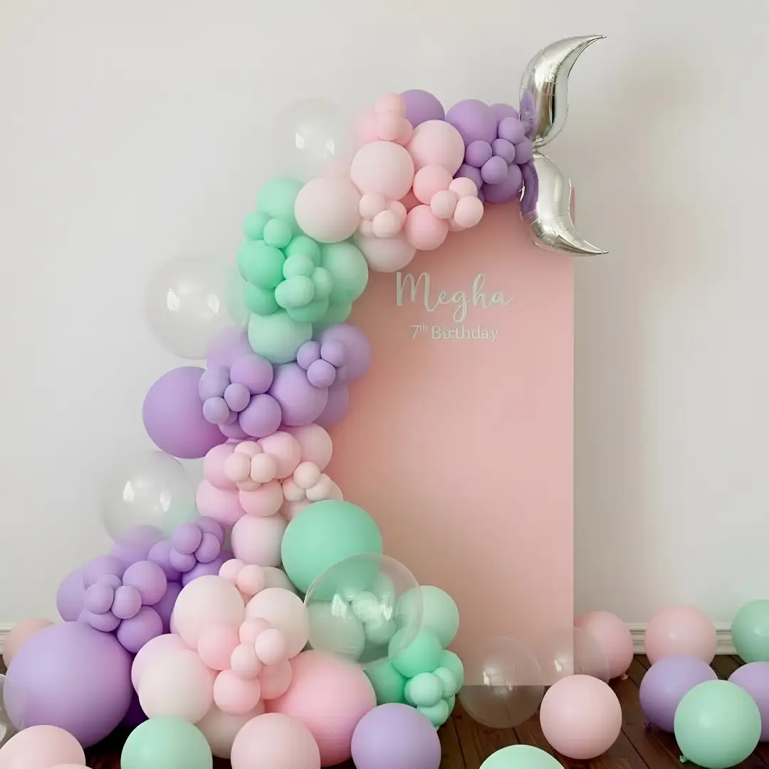 Mermaid Birthday Backdrop Decor — thumbnail 2