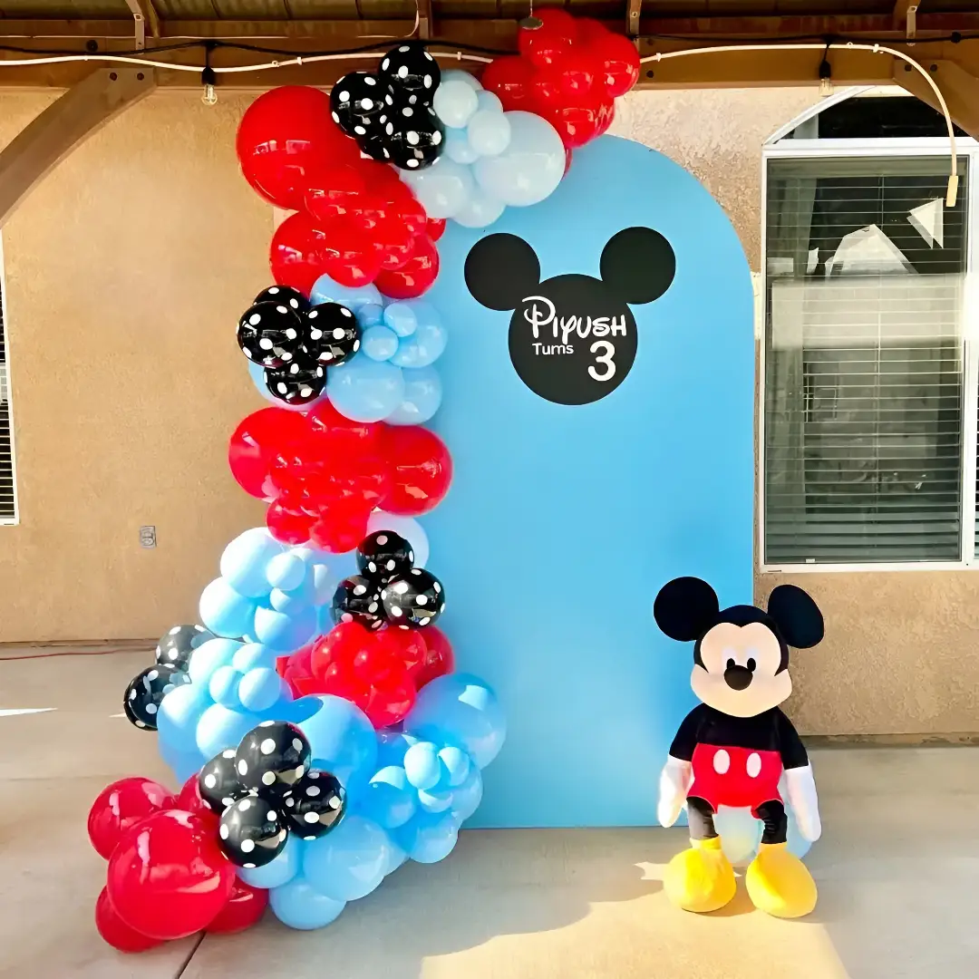 Mickey Mouse Theme Birthday Decoration — Mickey Minnie Theme Decoration